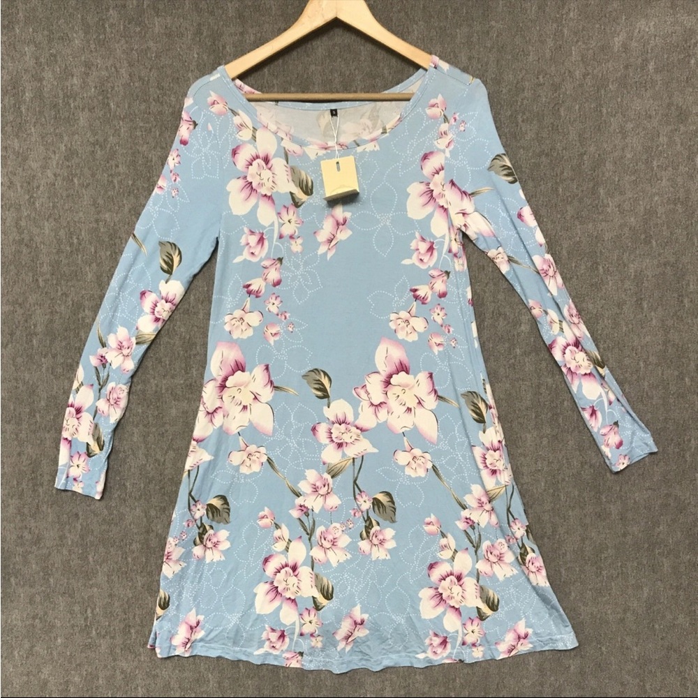 Floral Long Sleeve Dress